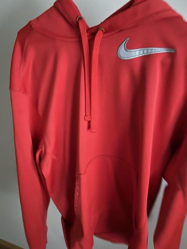 Nike red therma fit hoodie - nike,