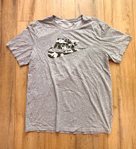 Nike dri fit - gray, crew