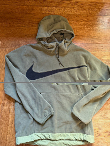Nike men green fleece - nike, men's