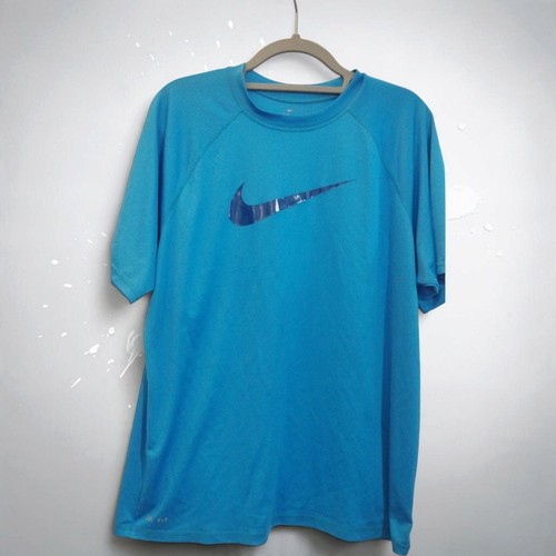 Nike dri fit shirt blue - nike, t-shirt
