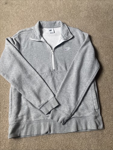 Nike men gray fleece - men's, zip