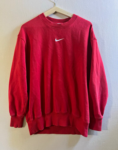 Nike red crewneck - red, pullover