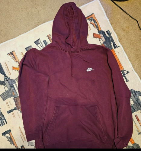 Nike men burgundy - burgundy, pullover