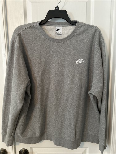 Nike gray crewneck sweatshirt - gray,