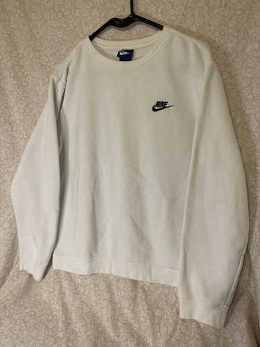 Nike men white fleece - white,