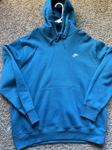 Nike blue fleece pullover - blue,