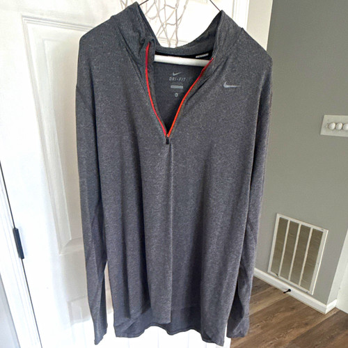 Nike dri fit zip mock - zip, neck