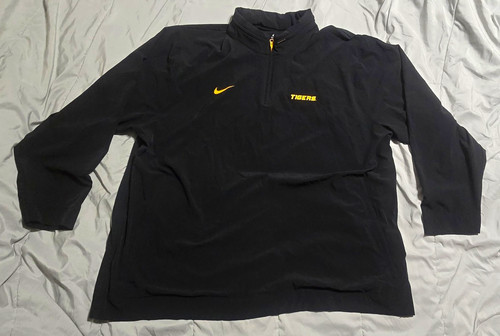 Nike men black zip - black, mock